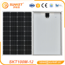 High quality 24v 100w solar panel with cheap price and 25 years warranty